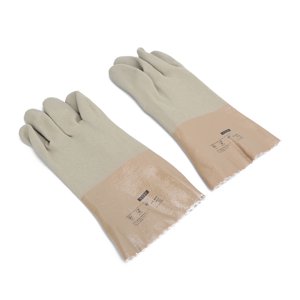 Chemical Gants résistants, Gants de travail de nitrile de paire Réutilisables Gants lourds Gants protecteurs de Nitrile robustes et tough