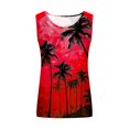 thumbnail image 4 of lSLJS Women Floral Printing Tank Round-Neck Sleeveless Block Tunic Tee Tops, Womens Tank Tops, 4 of 5