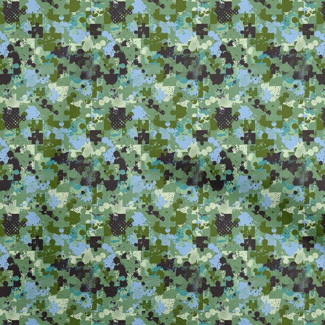 oneOone Velvet Light Blue Fabric Abstracts Quilting Supplies Print Sewing Fabric By The Yard 58 Inch Wide