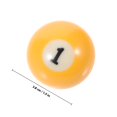 thumbnail image 4 of UPOUART 16Pcs High Technology Engineered Molecular Structure Billiard Supplies Miniature Billiard Toy for Leisure, 4 of 8