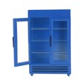 thumbnail image 3 of Dollhouse Refrigerator, Wood Dollhouse Fridge Double Door Safe Simulation Easy To Store Exquisite Workmanship  For 1:12 Dollhouse White,Yellow,Black,Blue,Red, 3 of 8