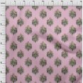 thumbnail image 3 of oneOone Cotton Poplin Fabric Leaves|Floral & Paisley Block Decor Fabric Printed BTY 42 Inch Wide, 3 of 4