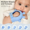 thumbnail image 4 of Momcozy Silicone Baby Teether Diver Pink, Baby Infant Teething Toys 1 Count, 4 of 7