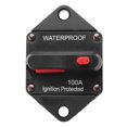 thumbnail image 3 of Disjoncteur, Étanche 32V Réinitialisation Manuelle Protecteur de Surcharge avec Interrupteur pour Voiture Bateau Camion Bus RV ATV 100A, 3 of 8
