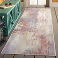 thumbnail image 1 of SAFAVIEH Rainbow Kameron Tapis Abstrait Intérieur/Extérieur, 1 of 2