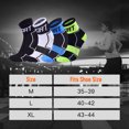thumbnail image 3 of Reflective Cycling Socks High-Visibility Breathable Athletic Socks Bike Riding Running Socks for Men and Women, 3 of 8