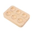 thumbnail image 4 of DOLITY Porte-Oeufs Desserts Gardien d'Oeufs Sushi Plateau de Rangement d'Oeufs Polyvalent Empilable pour 6 Compartiments, 4 of 9
