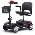 thumbnail image 1 of Trottinette de Mobilité Pliable pour Aînés Trottinette à 4 Roues pour Adultes Trottinette Médicale Électrique Compacte pour Voyage - Mobile Compact Robuste (Rouge), 1 of 4