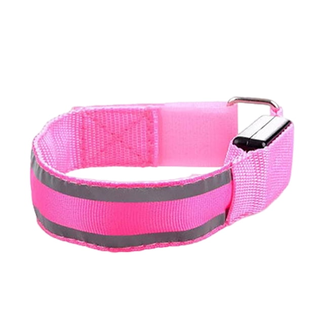 maskred LED Running Vest Provides Long-lasting Brightness For Outdoor Sports Enthusiasts Reflective Armband pink