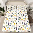 thumbnail image 2 of Erosebridal Teens Rustic Tree Queen Sheet Sets, Cartoon Plant Bedding Queen Size, Botanical Decor, 4 Pieces, 2 of 6
