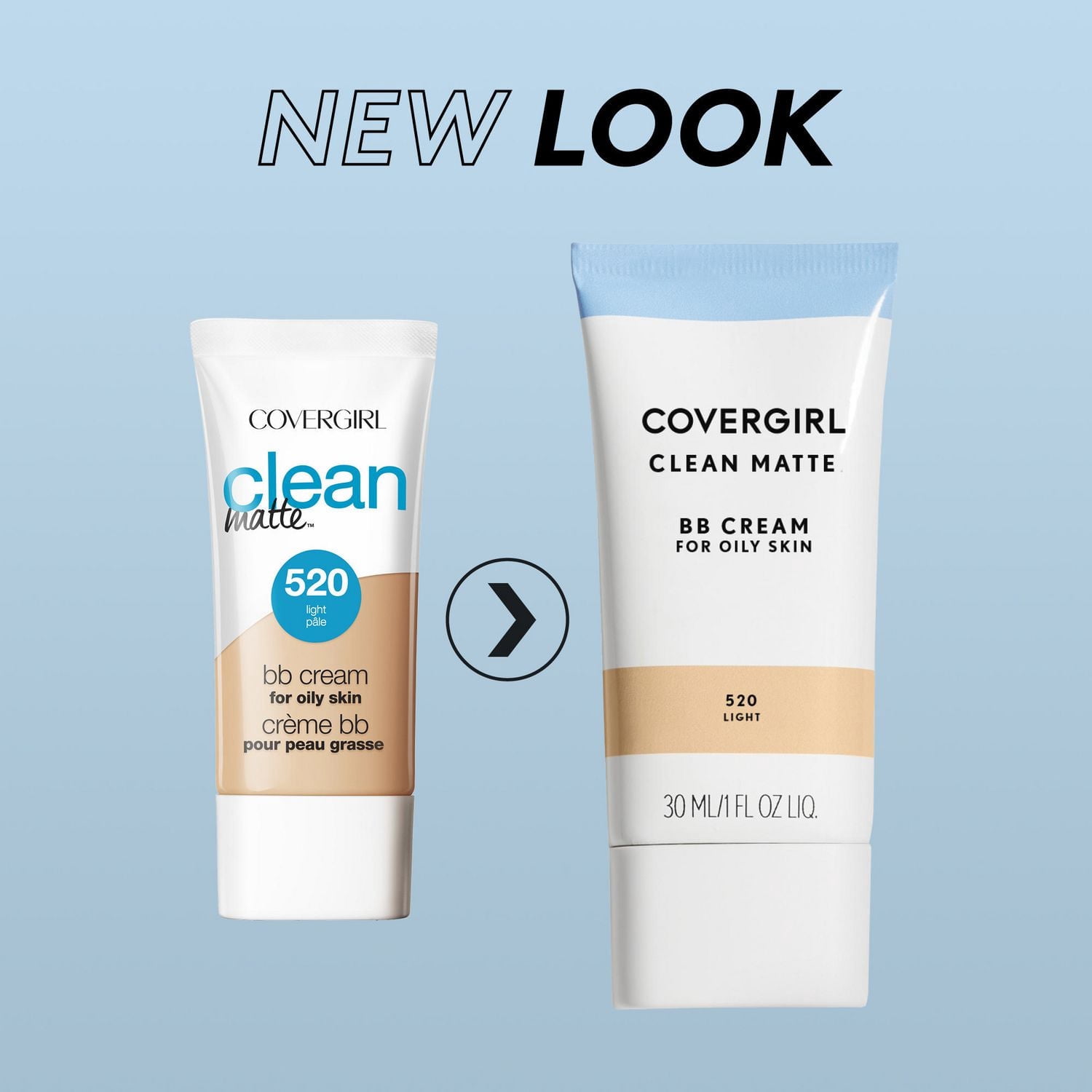 COVERGIRL Crème BB Clean Matte, sans huile, longue tenue, peau sensible, légère, 100% Sans Cruauté