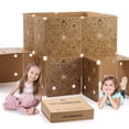 thumbnail image 1 of SainSmart Jr. Fort Building Kit - All-in-One Cardboard Fort Kit for Kids - Build Giant Indoor Forts, 23 INCH Mazes & Tunnels - Endless Screen-Free Cr, 1 of 7