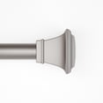 thumbnail image 1 of Mainstays 1" Nickel Square Adjustable Single Curtain Rod Set, 30"-84", 1 of 7