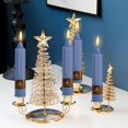 thumbnail image 4 of 7 Inch Taper Candle Candle Sticks, 4PCS Pillar Candles Handmade Unscenteds Candlesticks for Festive, Party, Spell, Wedding, Home Decor, 4 of 6