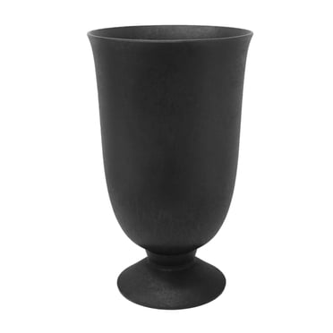 Tierra Verde 14" W x 23" H Cadence Modern Urn Planter in Black
