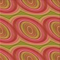 thumbnail image 1 of Ahgly Tapis d'Intérieur Lavable en Machine Carré Orange Transitionnel, 5 Pieds Carré, 1 of 7