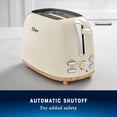 thumbnail image 2 of Oster 2-Slice Toaster with Extra Wide Slots, Bagel Toaster, Oat Milk, 2 of 6