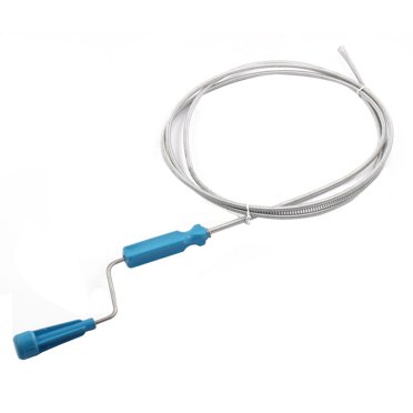Unique Bargains Household Hand Bent Spring Drain Clogged Pipe Sewer Toilet Cleaner 8.2 Feet Long