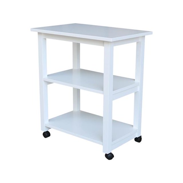 International Concepts WC08-185 Chariot pour Micro-Ondes - Blanc