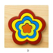 EGNMCR Wooden Puzzles for Kids Classic Shape Pattern Block Toys Educational Toys puzzles puzzles Birthday Gifts for Kids