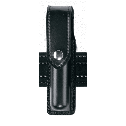 Model 38 Oc/Mace Spray Holder Basket Weave Black 1.5 X 4 -4.5 Hidden Snaps