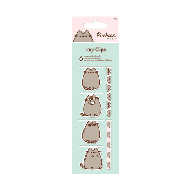 Pusheen the Cat Clips de Page Magnétiques, Lot de 6