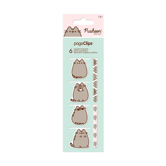 Pusheen the Cat Clips de Page Magnétiques, Lot de 6
