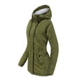 thumbnail image 3 of BESTSPR Doudoune pour Femmes à Capuche en Laine d'Agneau Manteau d'Hiver Veste en Coton Femmes, 3 of 6