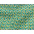 thumbnail image 5 of oneOone Viscose Jersey Medium Yellow Fabric Triangle Geometric Sewing Material Print Fabric By The Yard 60 Inch Wide, 5 of 5