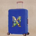 thumbnail image 1 of Luggage Cover Scratch Resistant Trolley Protective Case Apply To 18-32 Inch Golden Flower Print Suitcase Travel Accessory Covers 8Golden flower N S (18-21inch), 1 of 6