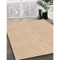 thumbnail image 3 of Ahgly Company Tapis d'Intérieur Ronds Transitionnels Orange Lavables à la Machine, 5 Pieds Rond, 3 of 7