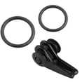 thumbnail image 1 of Hook Keeper, Easy To Install Fishing Rod Pole Keeper Lightweight Adjustable Fish Accessory Tackle With 2pcs Rubber Rings For Fishing For Fishing Bait, 1 of 4