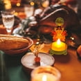 thumbnail image 2 of WRKEKC LED Electronic Candlestick Iron Painted Turkey Maple Modeling Lamp Thanksgiving Night Light Ornaments, 2 of 6