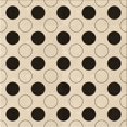 thumbnail image 1 of Ahgly Company Tapis d'Intérieur Lavable à la Machine, Carré, Transitionnel, Beige Blé, Tapis de Zone, 5 Pieds Carré, 1 of 7
