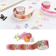 thumbnail image 3 of EeaseCA Creative Petal Stickers Masking Tape DIY Decorative Scrapbooks Stickers Craft Ornament Sticker (Daisy), 3 of 8
