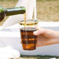 thumbnail image 3 of 25Pcs Juice Cup Transparent Large Capacity Plastic Rimmed Disposable Water Glass Party Accessories, 3 of 7