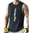 thumbnail image 2 of Summer Men's Sports Vest Letter Printed Round Neck Sleeveless Quick-Dry Workout Tank Tops, 2 of 5