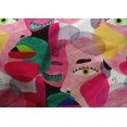 thumbnail image 5 of oneOone Cotton Silk Medium Pink Fabric Abstracts Craft Projects Decor Fabric Printed By The Yard 42 Inch Wide, 5 of 5