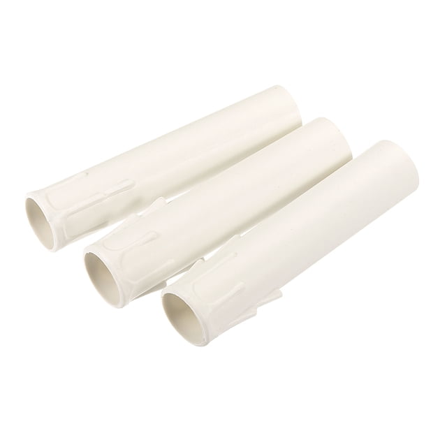 Unique Bargains E12 Candelabra Base Accessories Candle Light Cover Sleeves, White 6 Pack