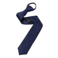 thumbnail image 1 of Langgg Cravate Étroite Rétro pour Hommes et Garçons Cravate Pratique pour Mariage Fête Club Mariée Robe Bleu Marine, 1 of 9