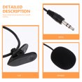 thumbnail image 4 of 5Pcs PVC Phone Microphones Portable Phone Clip-on Mics Wired Microphones, 4 of 9