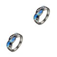 thumbnail image 3 of Decodeary Bague Vintage pour Femmes Adaptée à Diverses Occasions avec Cadeaux Classiques 8 2Ensemble, 3 of 6