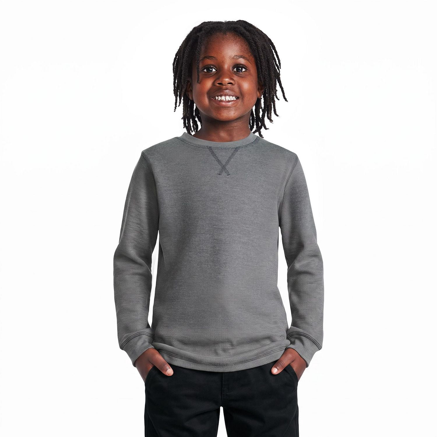George Boys' Rib Long-Sleeve T-Shirt
