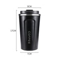 thumbnail image 2 of FlyFlise Tasse à Café Étanche Isolée Thermique Tasse de Voyage Portable en Acier Inoxydable, 2 of 8