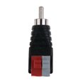 thumbnail image 4 of Lefu Speaker Wire Cable to Audio Male RCA Connector Adapter Jack Plug 2pcs, 4 of 8