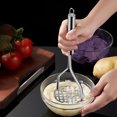 thumbnail image 1 of TIMIFIS Kitchen Gadgets Potato Masher Stainless Steel Masher Mashed Potato Press Food Mashers Crushers Kitchen & Dining, 1 of 8