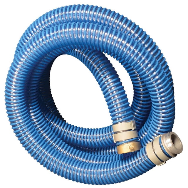 Apache 98106501 Tuyau de Piscine Flexible en PVC de 20 Pieds de Long et 2 Pouces de Diamètre, Bleu