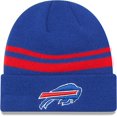 thumbnail image 1 of Buffalo Bills NFL Double Stripes Team Cuff Knit Beanie, 1 of 1
