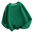 thumbnail image 2 of RXIRUCGD Mode Hauts à Manches Longues Décontractés pour Filles et Garçons, Vert, Taille: 7 Ans, 2 of 4