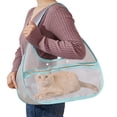 thumbnail image 3 of RKSTN Sac pour Chat en Maille de Nylon Transparent Sac pour Chats en Maille de Nylon Sac pour Animal de Compagnie Portable Sac pour Chats Pliable à Main, 3 of 5
